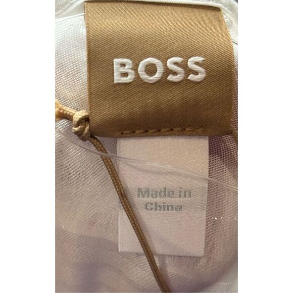 BOSS Difresa Fringe Shift Dress in White NWT Size 14 - Picture 5 of 7